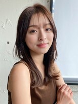 エトラ 渋谷店(etora)&nbsp;小顔 美髪 レイヤーカット イメチェン ワイドバング"