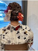 袴着付け アップスタイル