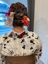 アネーロバイエーケー(ANHELO by AK)&nbsp;袴着付け アップスタイル