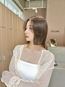オーラ オモテサンドウ(Aura omotesando) 似合わせボブ×柔らかい地毛風ストレート