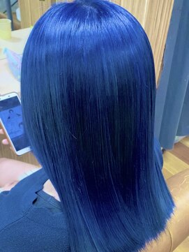 ゴリラビスケッツ(GORILLA BISCUITS) ブルー/ケアブリーチ/ダブルカラー