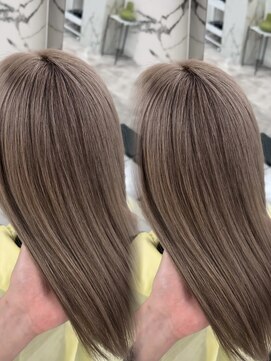 メゾン 心斎橋店(Maison) 心斎橋/ミルクティーベージュ/ブリーチ/ダブルカラー