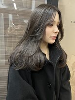 ヌープヘアーアイス(NUUP.hair ici)&nbsp;20代30代暗髪透明感◎髪質改善レイヤーミディ