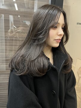 ヌープヘアーアイス(NUUP.hair ici) 20代30代暗髪透明感◎髪質改善レイヤーミディ
