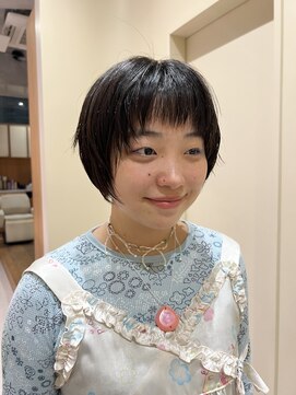 ネロ ヘアサロン 渋谷(NERO HAIR SALON) 【加藤木麻彩】ギザバング×ショートボブ