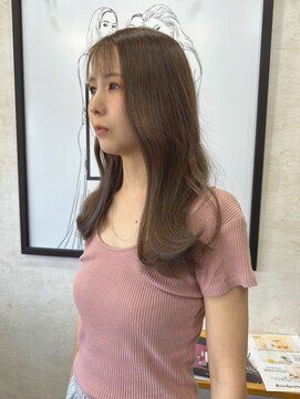 アートマン(artman) 【artman 青井美海】オリーブベージュ/ブリーチなしWカラー/日野