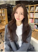レイヤーカット*ロングヘア*髪質改善トリートメント*顔周り
