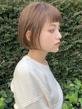 キビト(kibito) “ミニボブ×オン眉フルバング／タッセルボブ” 大西真人