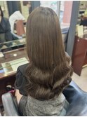 アッシュブラウン×シールエクステ80枚