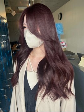 ナループロア ルームー(Nalu pu loa ROOMOO) ワインレッド/暖色カラー/レッドカラー/ブリーチなしカラー