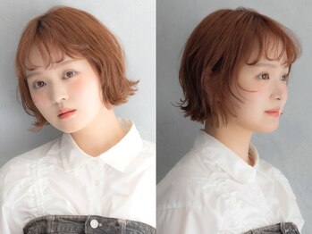 アース 土浦店(HAIR&MAKE EARTH)の写真/低刺激・低ダメージのカラー剤もご用意。透明感のある理想のカラーへ[ケアプリーチ/ハイライト/土浦]