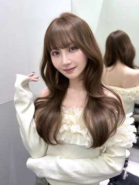 パルス ギンザ(PULSE ginza) ヘーゼルベージュ レイヤーカット 韓国ヘア