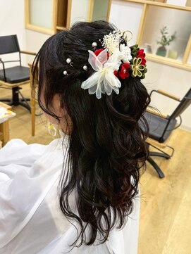 アエル 宝塚南口駅前店(aeru) 和装ヘアアレンジ【宝塚南口駅前駅】