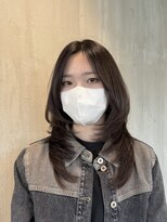 トテ(tote.) 艶感ラベンダーブラウン/ハッシュカット