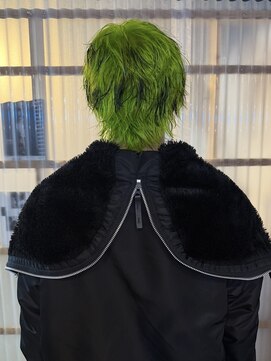 PARKiiiNG 心斎橋　ブリーチ/ダブルカラー/パーマ/メンズ【パーキング】 ニュアンスパーマ