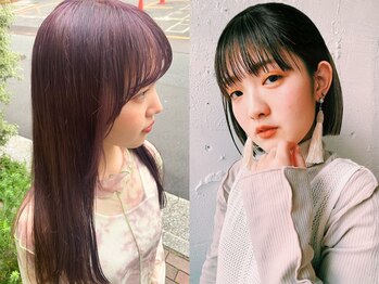 ティー(t .)の写真/【十日市駅近★ 】カラーも同時OK◎ダメージレスな縮毛矯正でやわらかい髪質の理想的なストレートが叶う♪