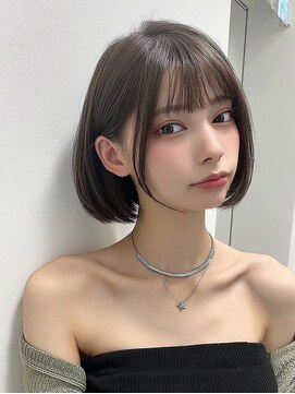 レア 渋谷(Le'a) ボブレイヤーカット髪質改善ショートボブミニボブ韓国レイヤー