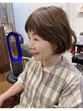 美容室あーるびーる 花水木 ショートボブ