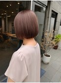 【clam./窪田】大人可愛いミニボブ/切りっぱなしボブ/髪質改善
