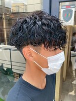 ベル 桑名(BHEL)&nbsp;桑名メンズパーマツイストスパイラルパーマッシュウルフカット