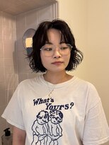 ニール 名古屋 伏見 丸の内(NEELU)&nbsp;[NEELU_take]柔らかい質感のボブパーマ
