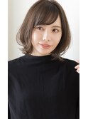 【aRietta】ジェンダーレス大人ミディ/上品ふんわりボブ/暗髪
