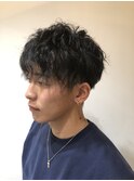 GRANDLINE藤田遼ニュアンスマッシュ無造作パーマ