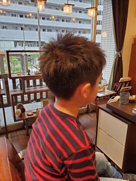 お客様フォト 元気な雰囲気のキッズショートヘア L コティエ Cottie のヘアカタログ ホットペッパービューティー