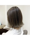 ボブ×バレイヤージュ