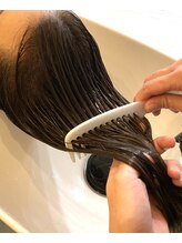 4th step…「キューティクルの補修」