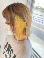 エイト 沖縄豊崎店(EIGHT toyosaki)&nbsp;【EIGHT 豊崎】お客様スタイル_インナー×レモンイエロー