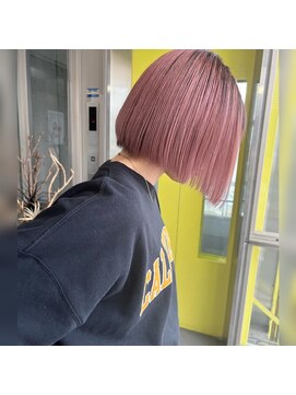 ガルボ ヘアー(garbo hair) ハイトーンカラー10代20代ピンクカラーケアブリーチ