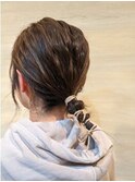 ◆ヘアアレンジ/ひもあれんじ/おでかけ/リボンアレンジ