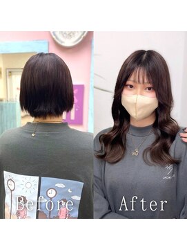 ARビューティー ギンザ(AR Beauty Ginza) こっくりダークブラウン#シールエクステ#こなれミディ#銀座