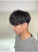波巻きパーマツイストスパイラルパーマメンズカラーメンズカット
