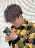 グレージュ/ダブルカラー/ブリーチカラー/メンズカラー