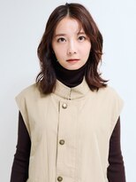 オンク 新宿(onk)&nbsp;黒髪/グレーベージュ/レイヤーロング/前髪パーマ[新宿駅]