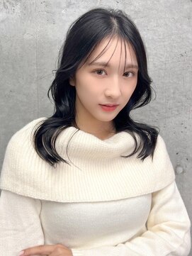 オーブ ヘアー アネラ 福岡六本松店(AUBE HAIR anela) 20代・30代_面長解消くびれヘア