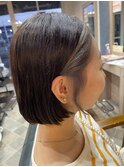 ボブ　インナーカラー