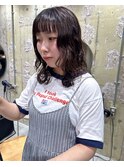 【hina】ミディアムパーマ