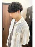 【マッシュメンズツイストスパイラルパーマ】原口健伸