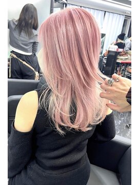 ランズ(LANDS) ペールピンクカラー【韓国ヘア 大阪 梅田】