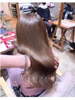 モアナ バイ ヘッドライト 三島店(Moana by HEADLIGHT) 【Moana三島】#ベージュブラウン#艶カラー#髪質改善#パーマ