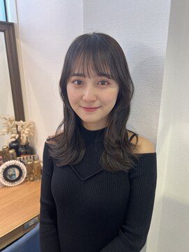 ロンドアベニール 北千住(Lond avenir) イメチェン外ハネボブ美髪ワイドバング顔周りレイヤーカット