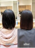 20代30代40代髪質改善酸性ストレート縮毛矯正ボブ
