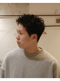 【kantamal】メンズピンパーマスパイキーショート