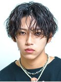 波巻きブラックカラー