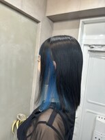 ファビ 渋谷(Fab) くびれヘア/暗めカラー/アプリコットオレンジ/縮毛矯正