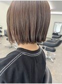ミニボブ 明るめカラー ブリーチ無し スパ