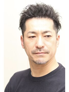 ヘアーアンドグルーミング ヨシザワインク(HAIR&GROOMING YOSHIZAWA Inc.) ツイストスパイラルパーマオールバックセット